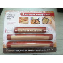 3 in 1 shrinkage package Customized logo design Non-sticky Baking Mats & Liners